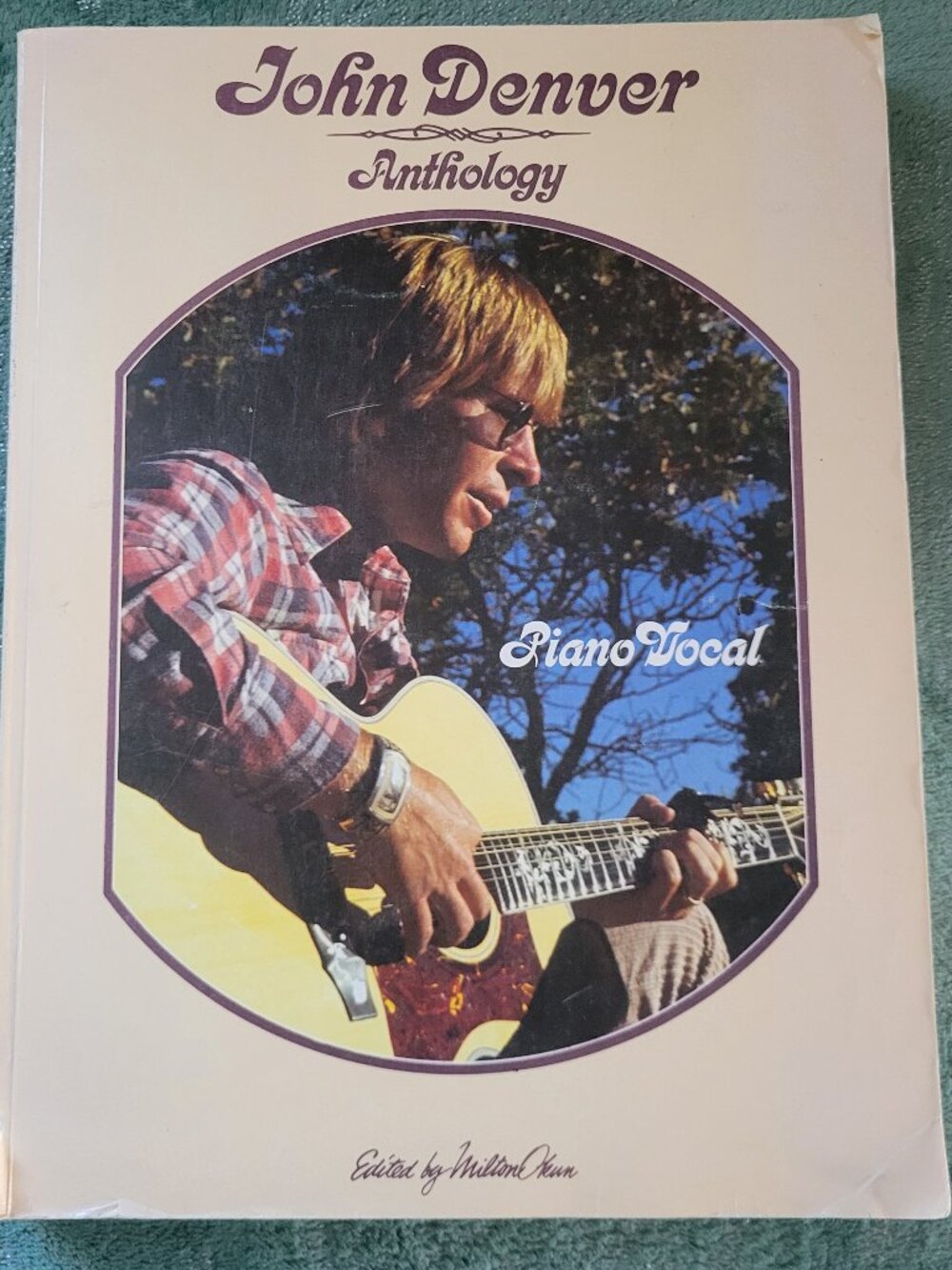 Vintage 1982 John Denver Anthology Songbook for Piano Vocal Song Book